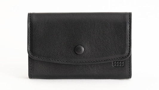 IKUTA KABAN CURUMI CARD CASE(クルミカードケース) OLD BLACK